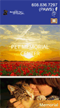 Mobile Screenshot of memorialpetservices.com